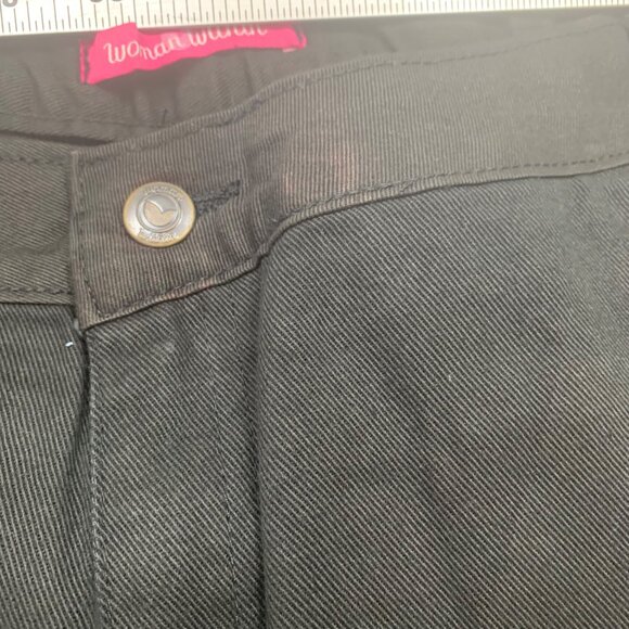 Woman Within Black Denim Jeans Size 24WP Natural Fit - Plus Size Short Petite - Picture 6 of 10